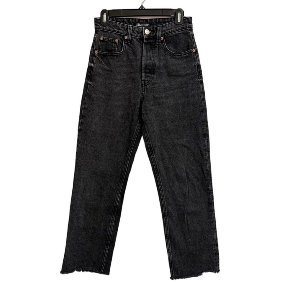 Zara Black Straight Jeans